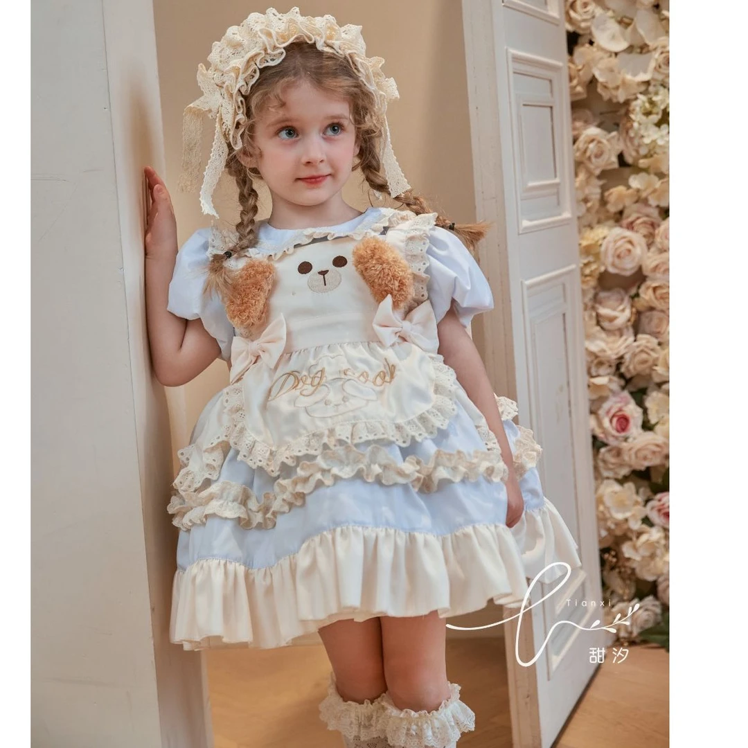 甜汐·25夏~卡通木耳花边洛丽塔裙86038