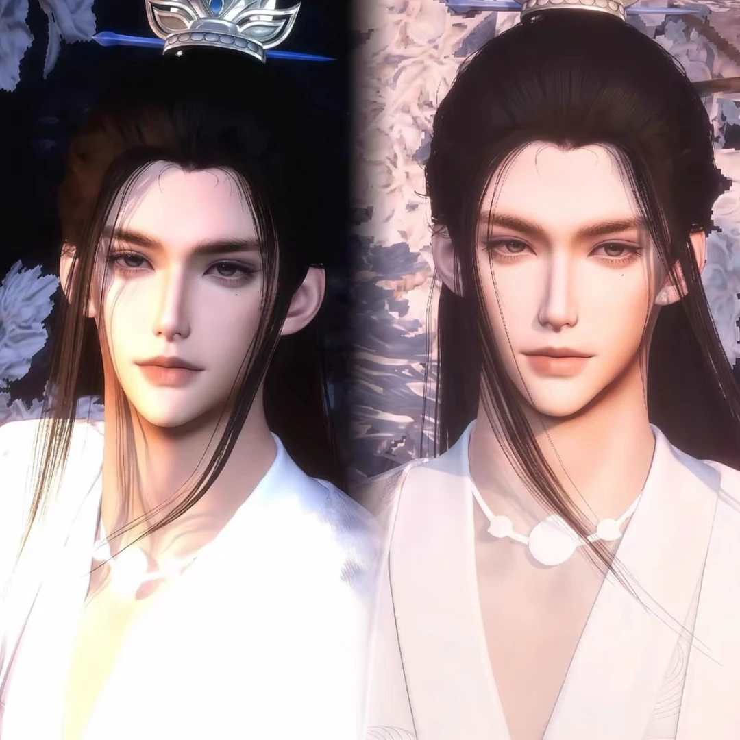 公子世无双 千文 燕云十六声端游手游通用男捏脸 全门派通用