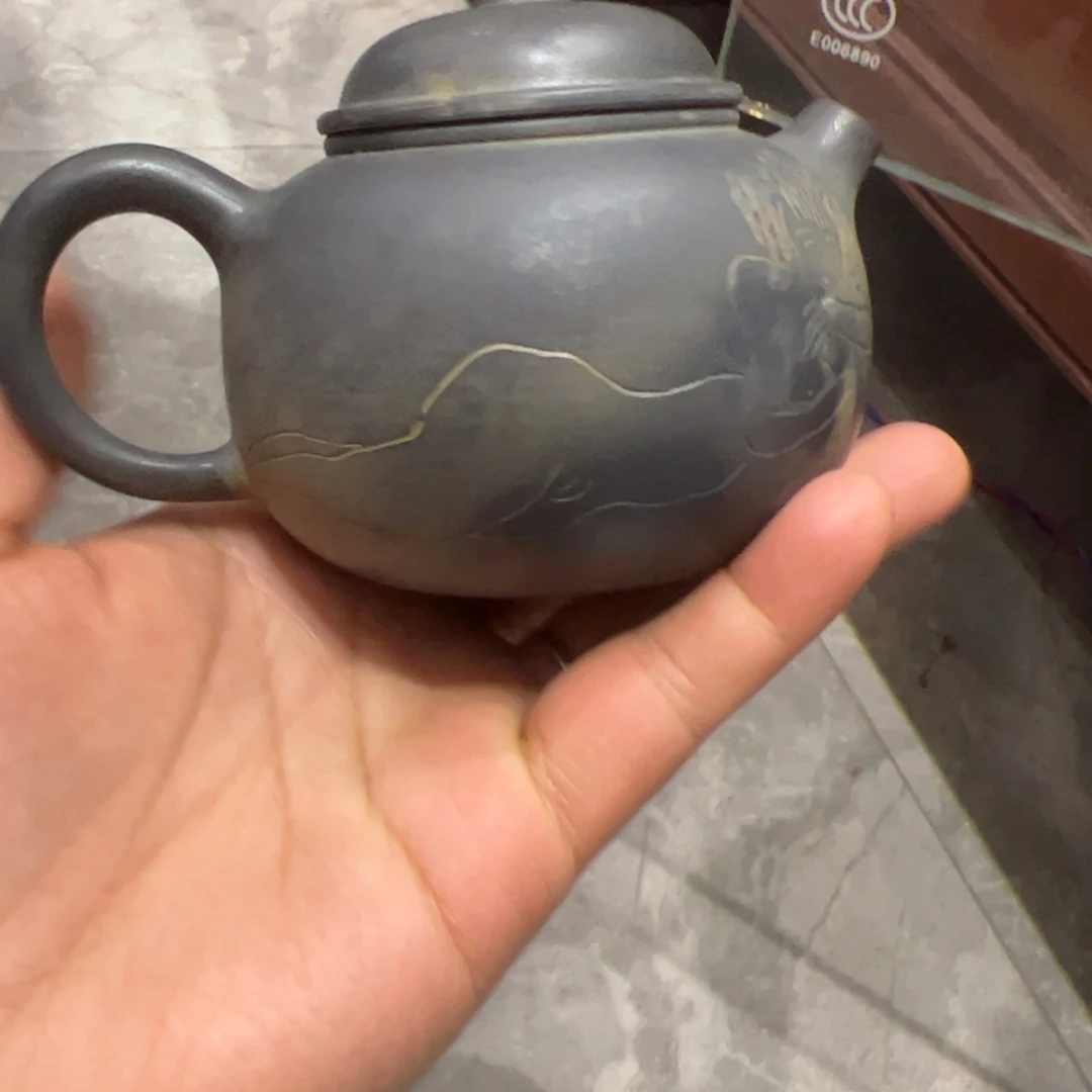 贵台龙窑柴烧茶壶99?****?