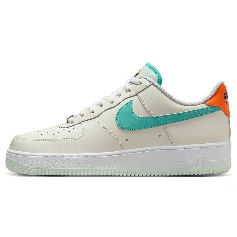 耐克NIKE男鞋运动鞋AIR FORCE 1空军一号休闲板鞋米绿 HM3728-131