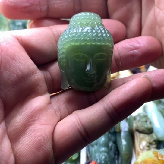 0***3蛇纹石玉未镶嵌岫玉手把件