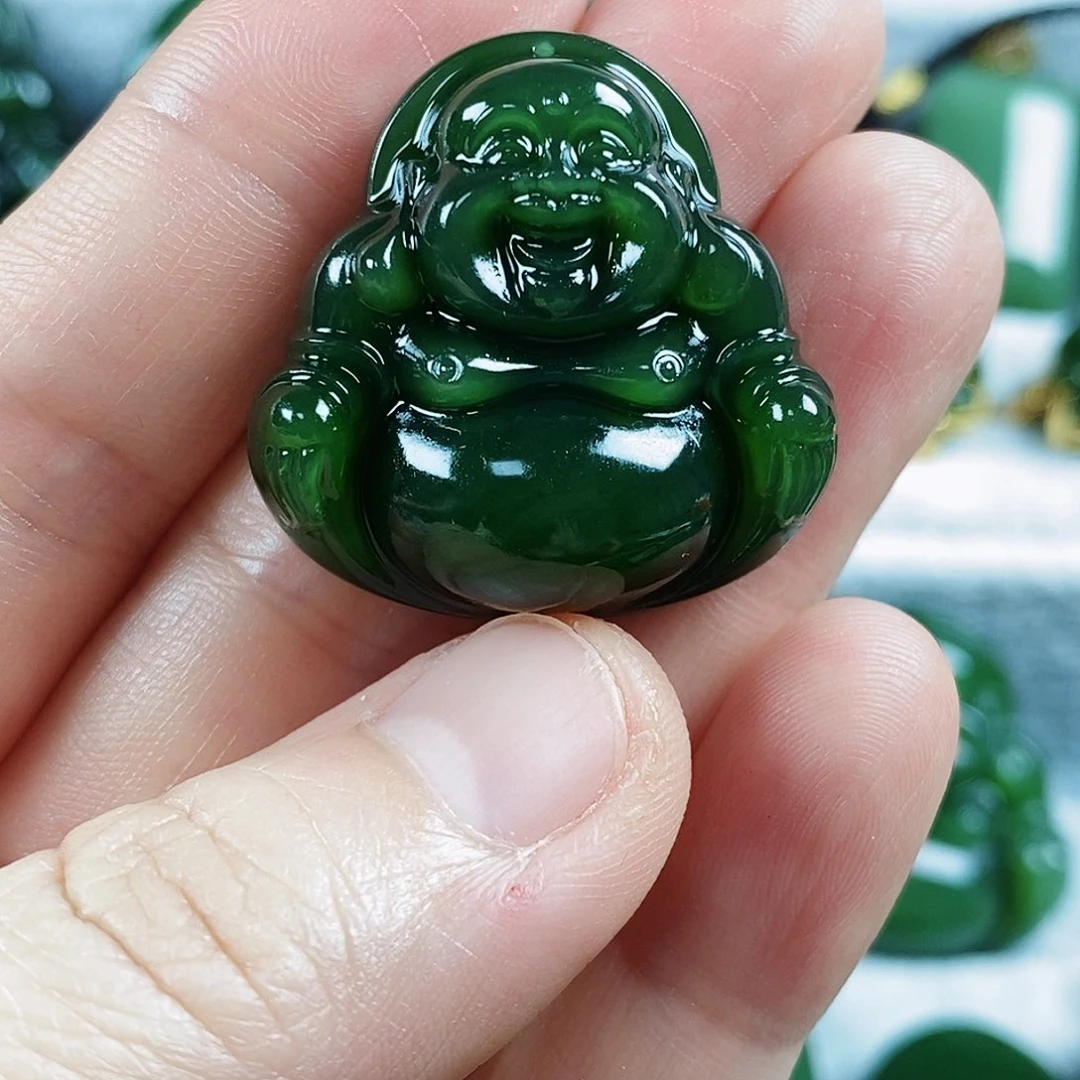 和田玉未镶嵌颈饰30mm