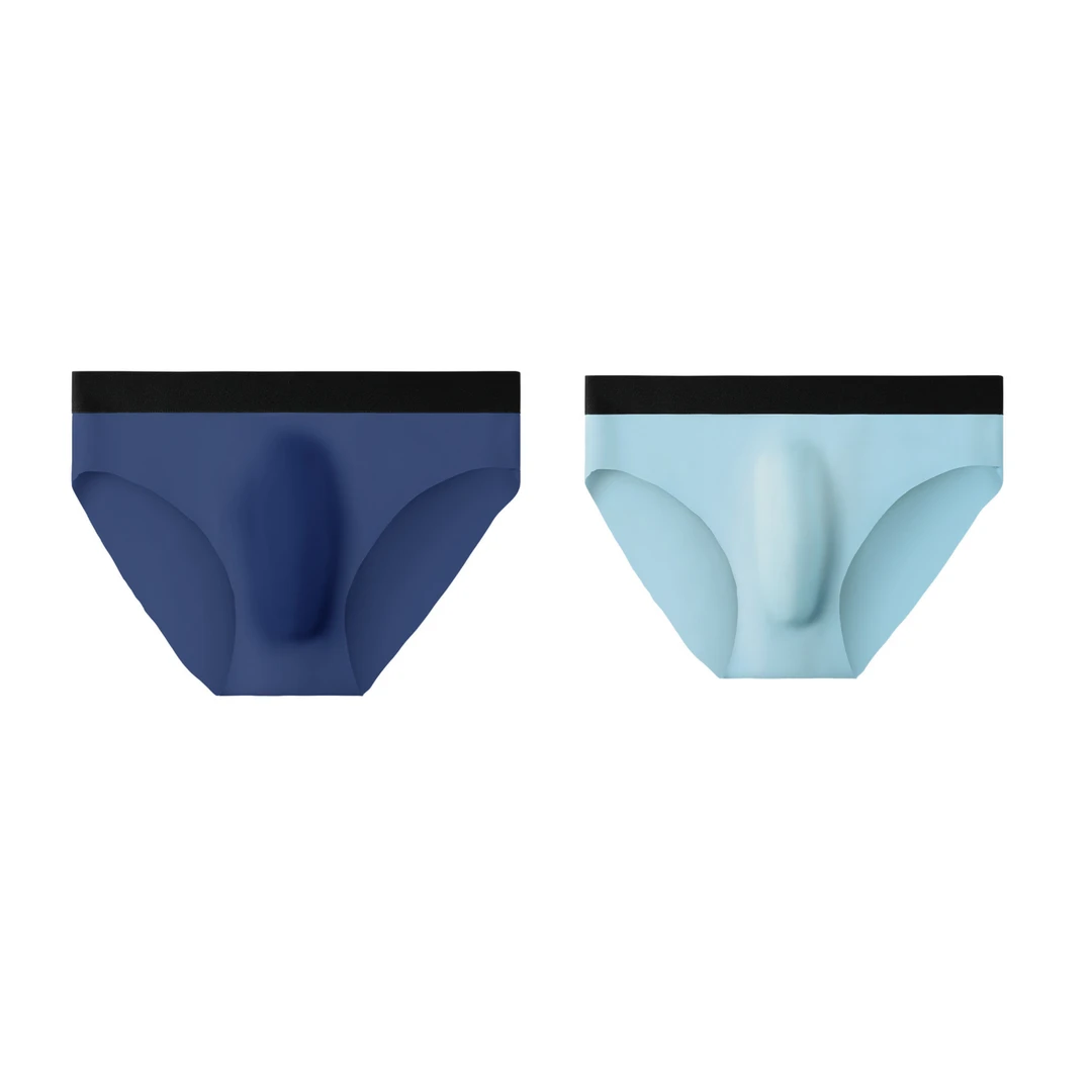 高度舒适透气健身时尚版型高奢质地冰丝性感帅气轻奢型度男士内裤