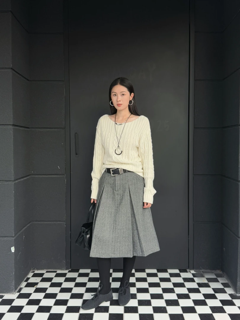 【早冬一波】疯狂安利的羊毛裙超绝百搭的裙型，一定要冲 5M993