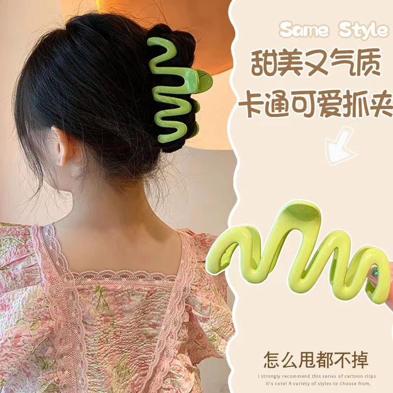 【新店福利2个】网红夹子发夹发卡女头饰抓夹鲨鱼夹复古/宫廷