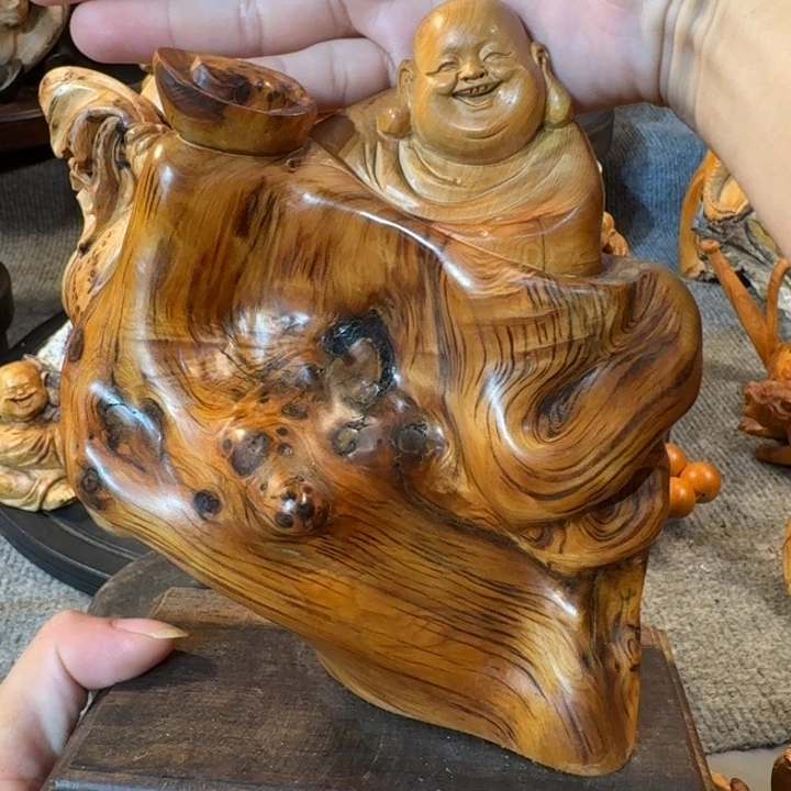 崖柏摆件手把件等