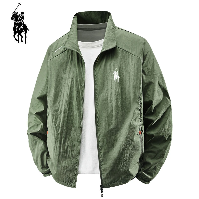 保罗凯乐枫夏季冰丝防晒衣男士轻薄款透气防紫外线户外夏天防晒服