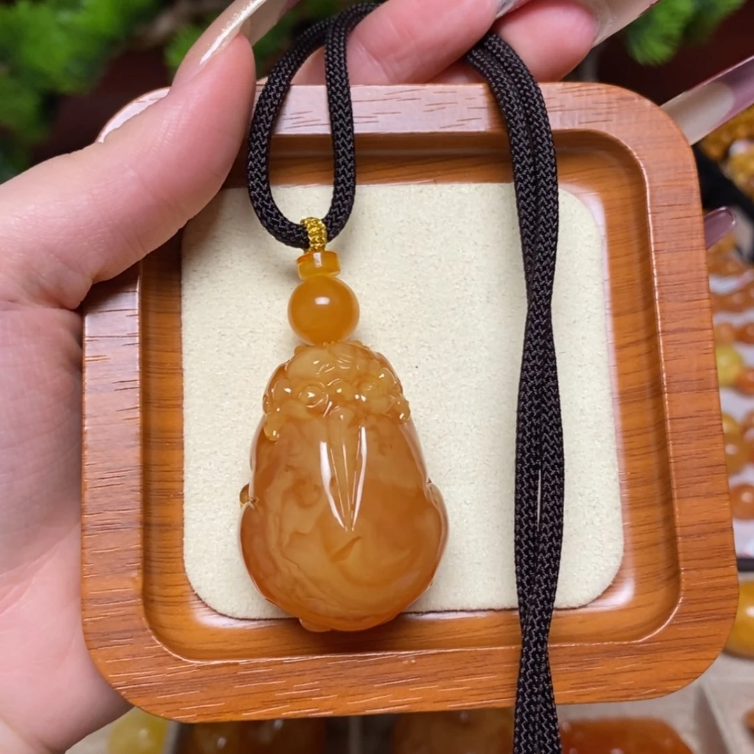 【闪购商品】蜜蜡颈饰未镶嵌项链
