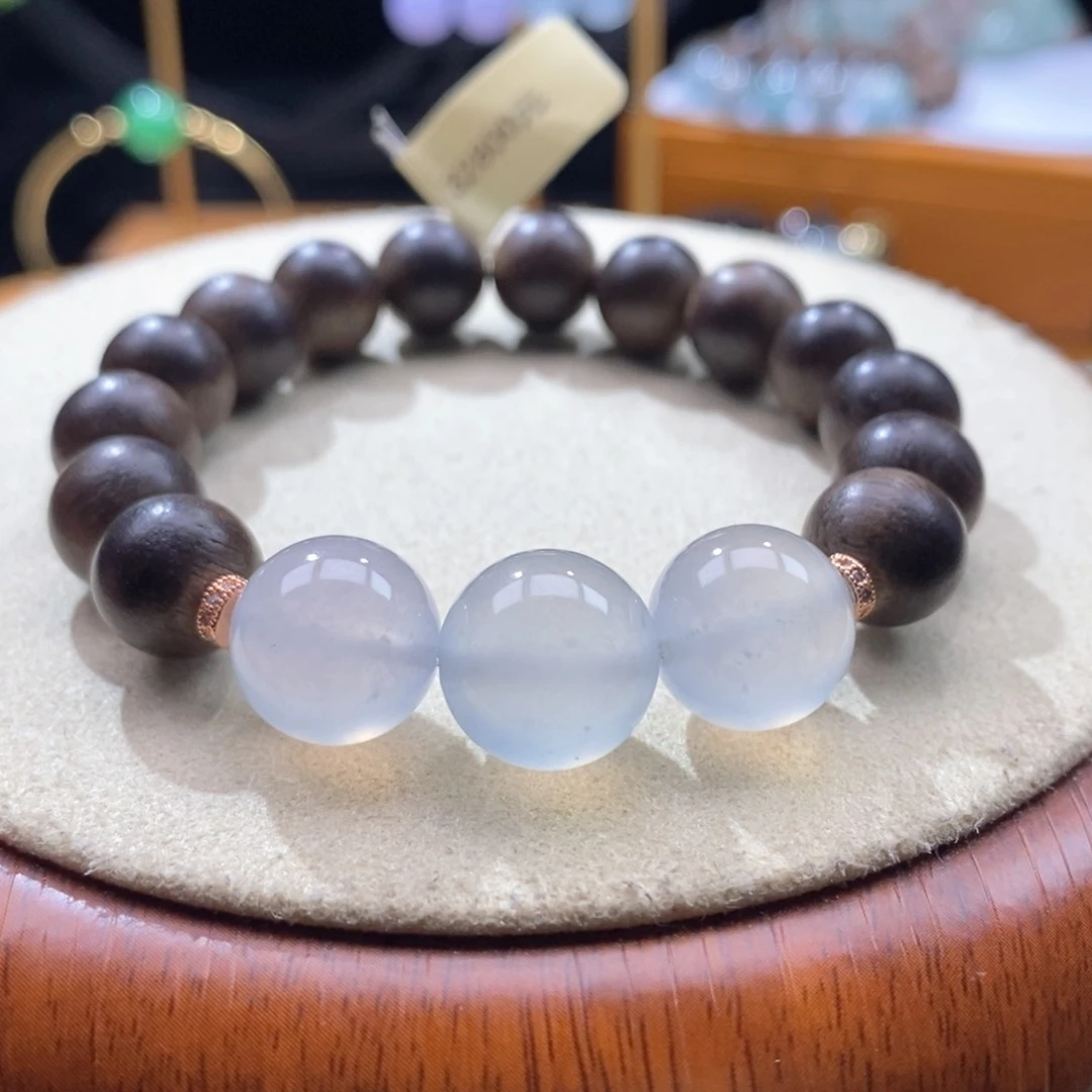 翡翠未镶嵌吊坠(不含链)翡翠高冰珠手串