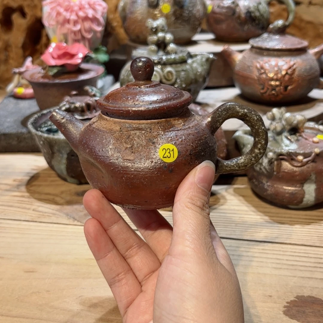 【闪购商品】柴烧茶具手工茶杯茶壶231