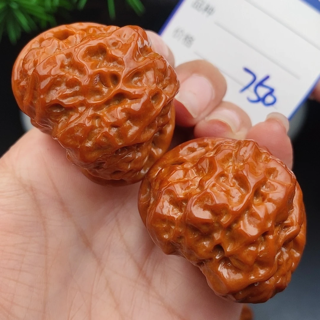 文玩核桃把件41蛤蟆头750