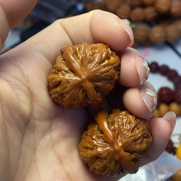 吊坠文玩核桃白狮子