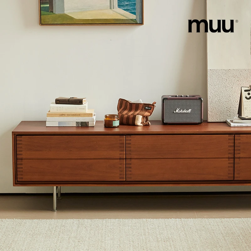 【品牌内购团】古德电视柜中古实木电视柜北欧复古日式客厅