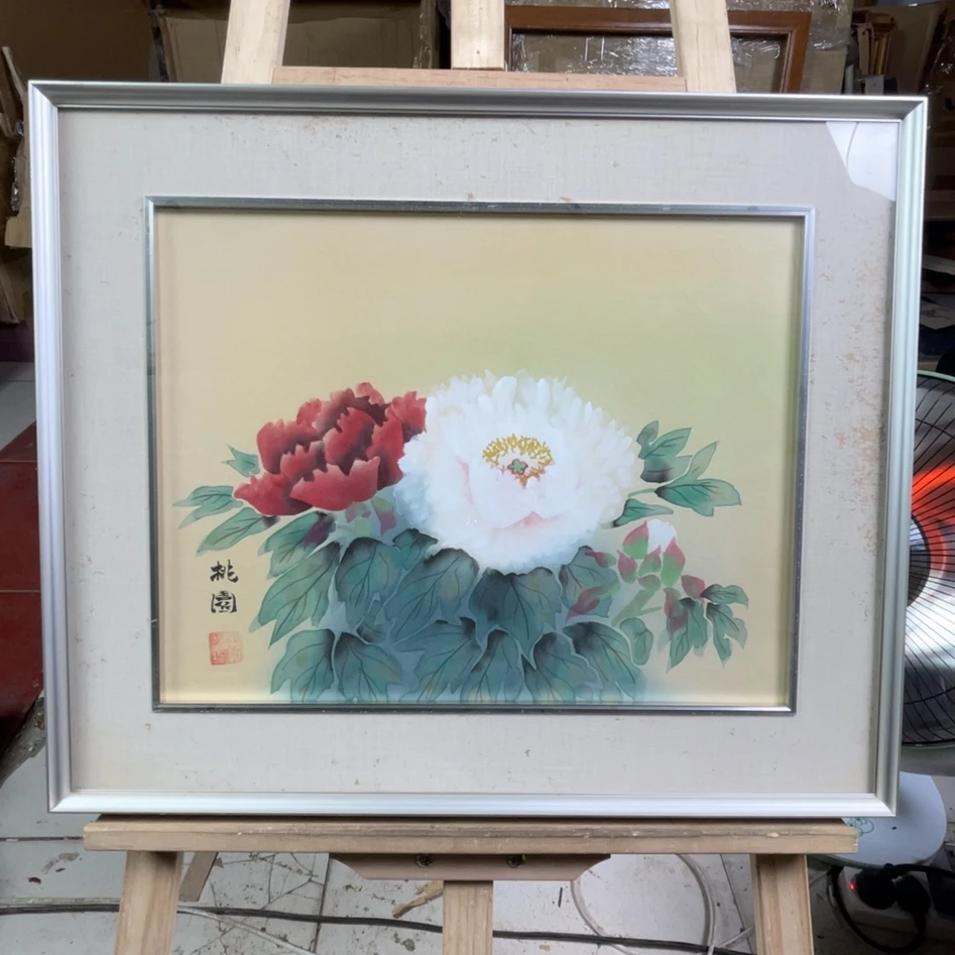 中古框画有磕碰有瑕疵不退不换