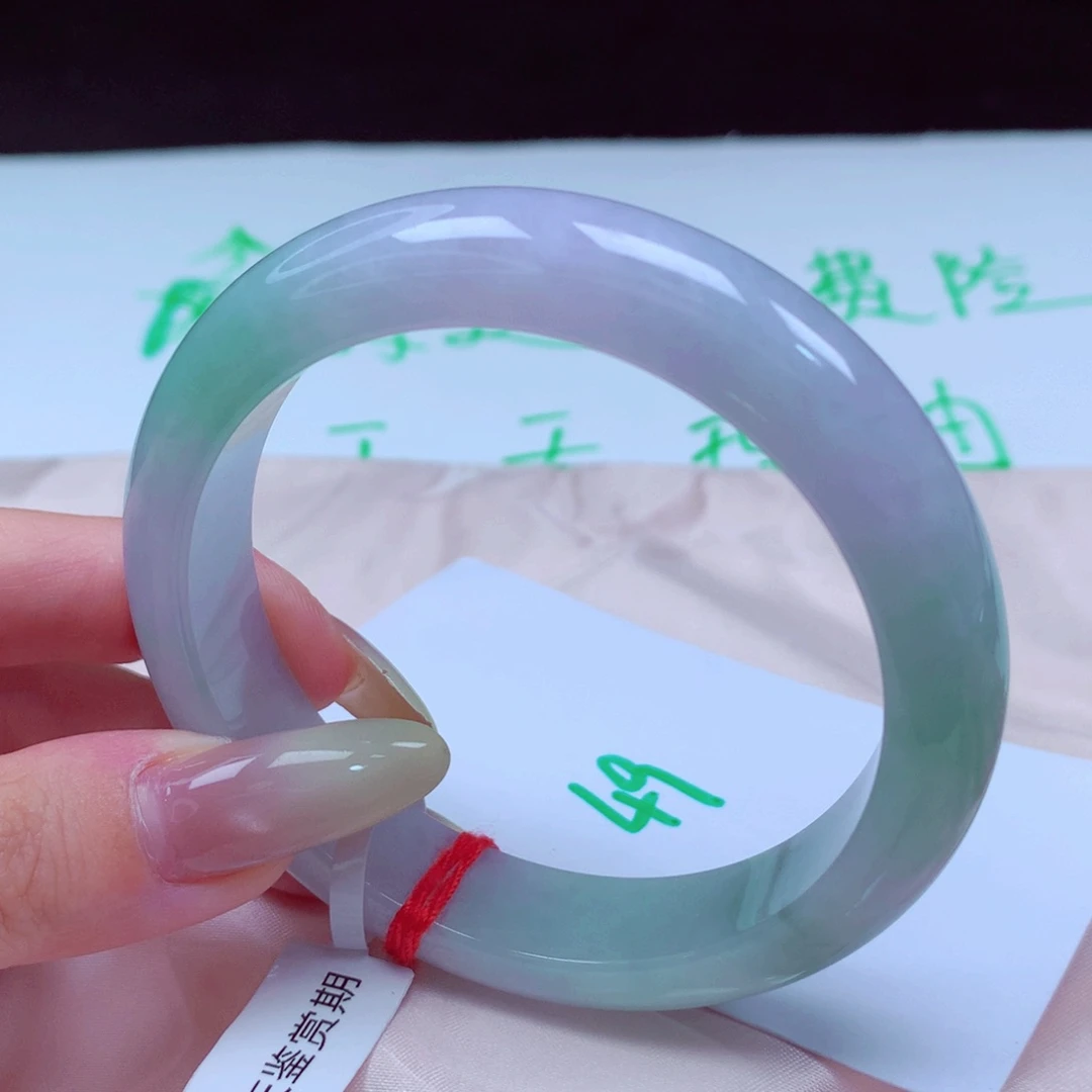 未镶嵌手镯翡翠天然缅甸翡翠A货手镯 49号