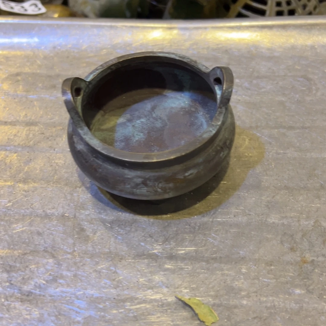 黄铜摆件，文房摆件