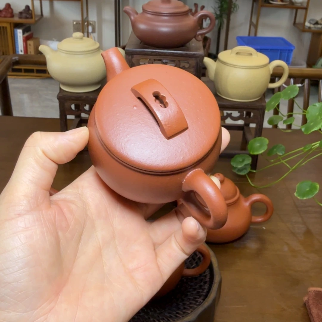 精工半手生砂朱泥汉瓦140cc