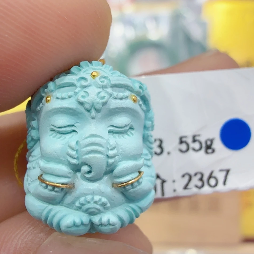 绿松石未镶嵌配饰