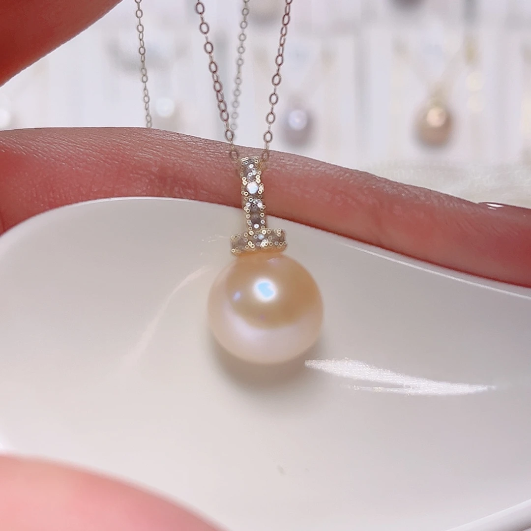 未镶嵌淡水珍珠吊坠(赠链)