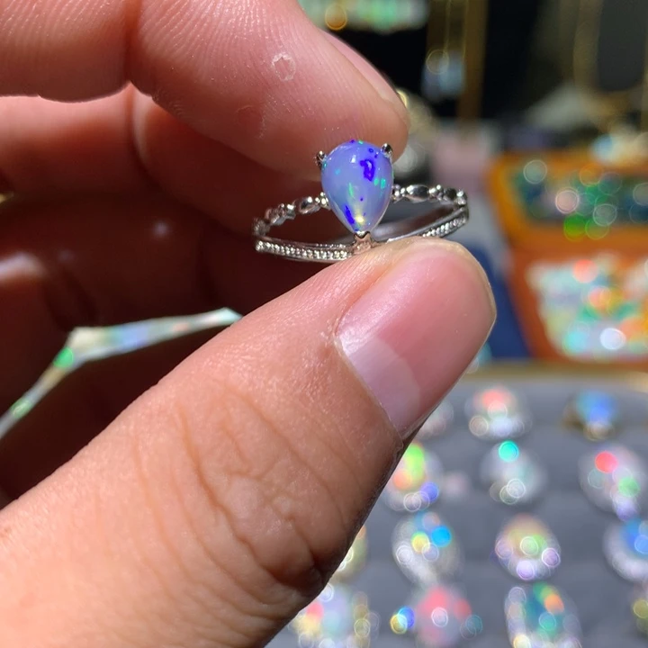 欧泊合金欧泊戒指