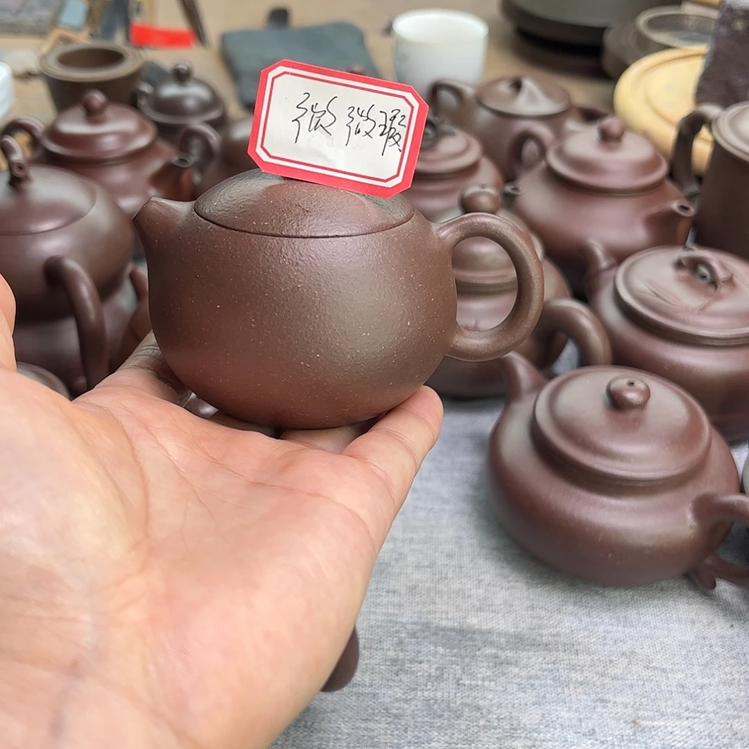 用***6茶壶紫泥黄龙山原矿紫泥