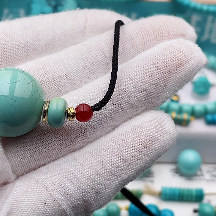 未镶嵌绿松石19.2m m