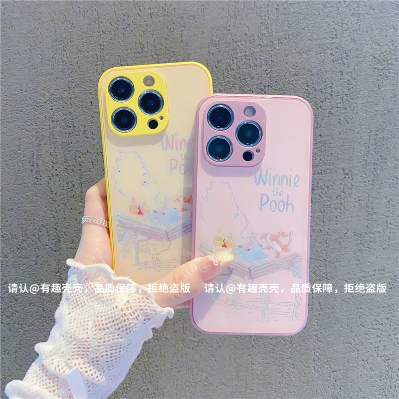 烫金玻璃壳适用苹果16/iphone/华为荣耀/OPPO/VIVO/小米手机壳潮