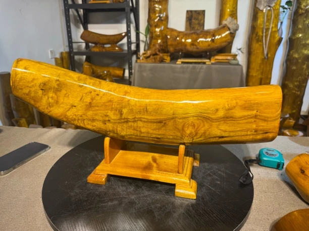 金丝楠木横财摆件横财一摆纵横四海