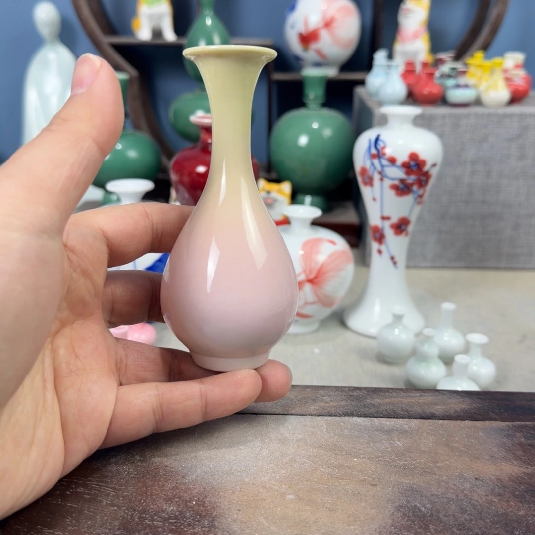 陶瓷手工小花器摆件