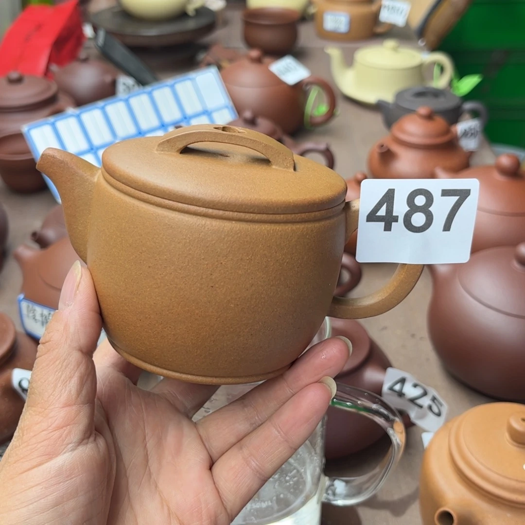 紫砂茶壶黄金段瑕疵250cc