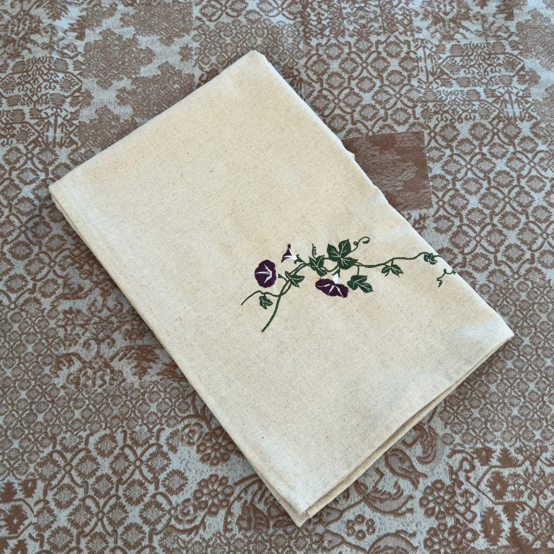 汉麻浴巾成人家用国风刺绣浴巾