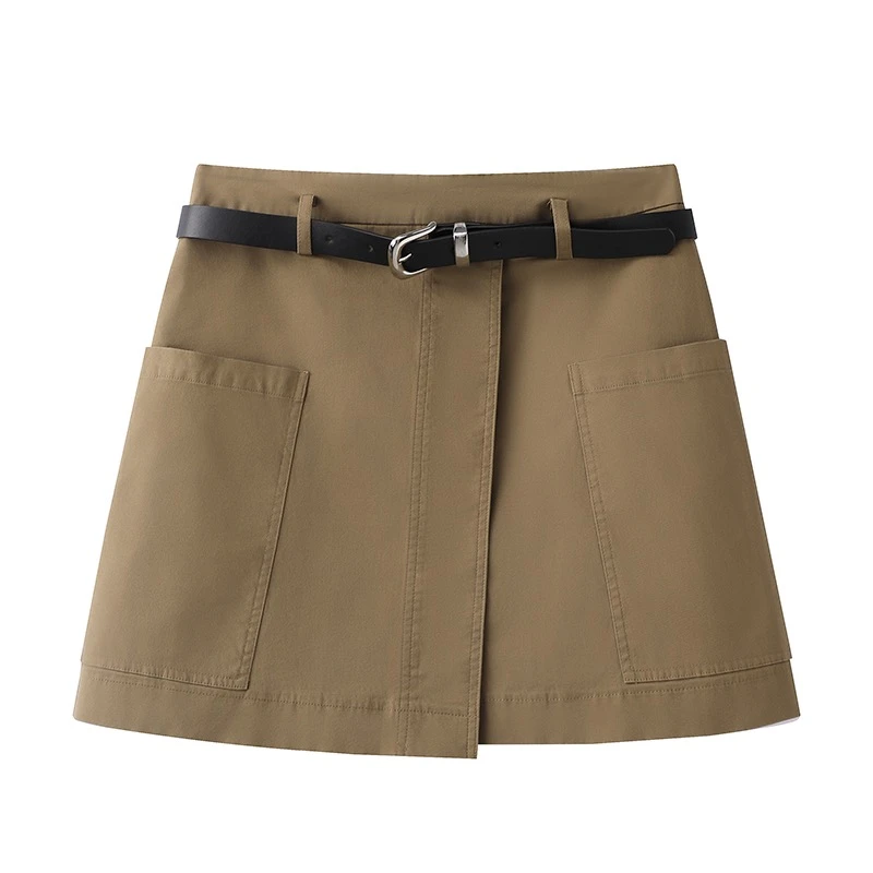 艾诺丝商场同款2025春夏季款百搭高腰显瘦短裙半身裙女5023512