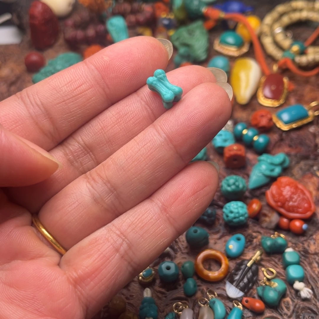 绿松石骨棒未镶嵌