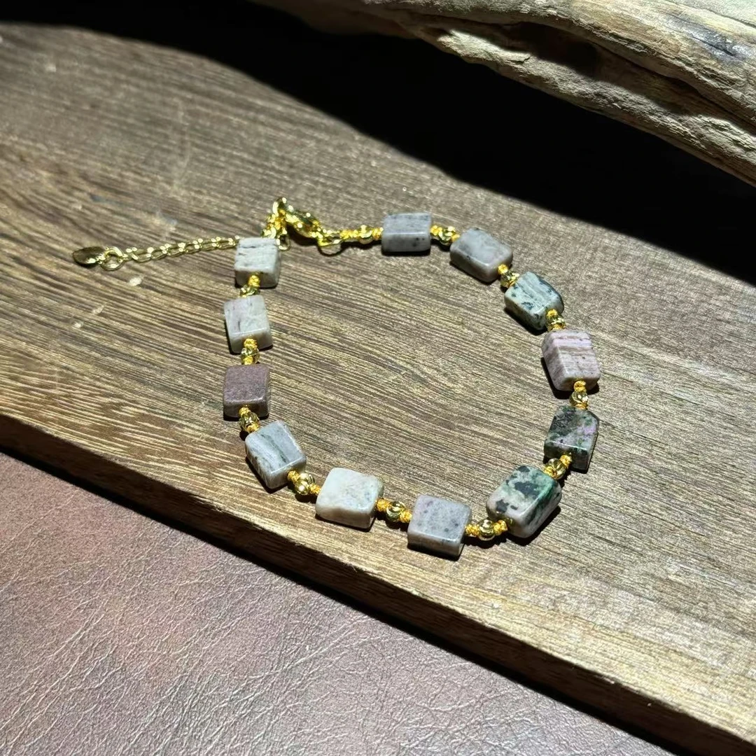 【祁恩珠宝】樱花粉手链D012202-多样性发其一