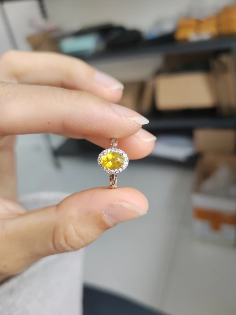 ［如一珠宝］碧玺戒指