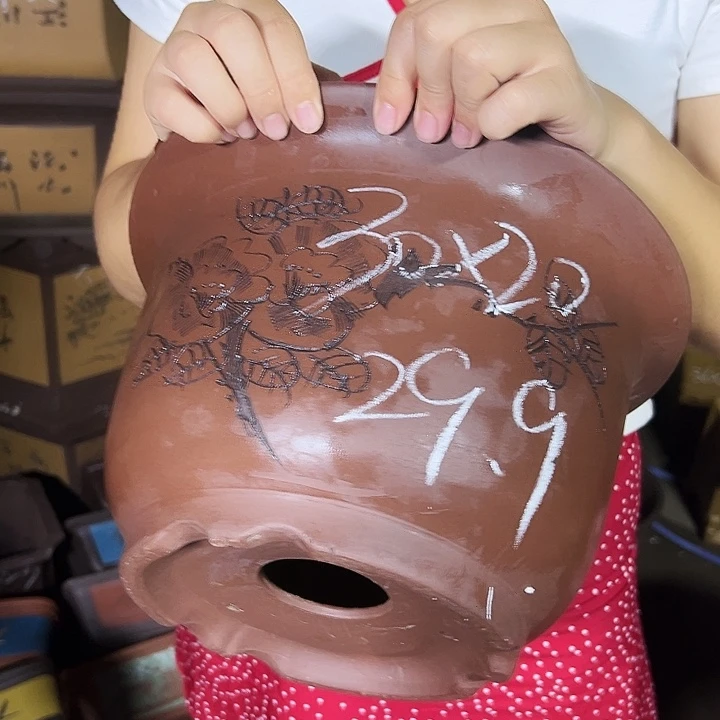 30平角金钟花盆花盆×2