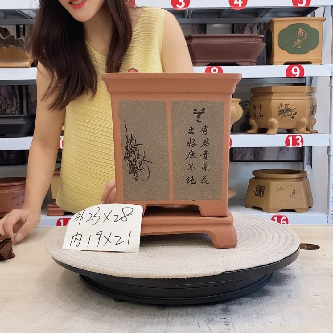 紫砂花盆紫砂花盆