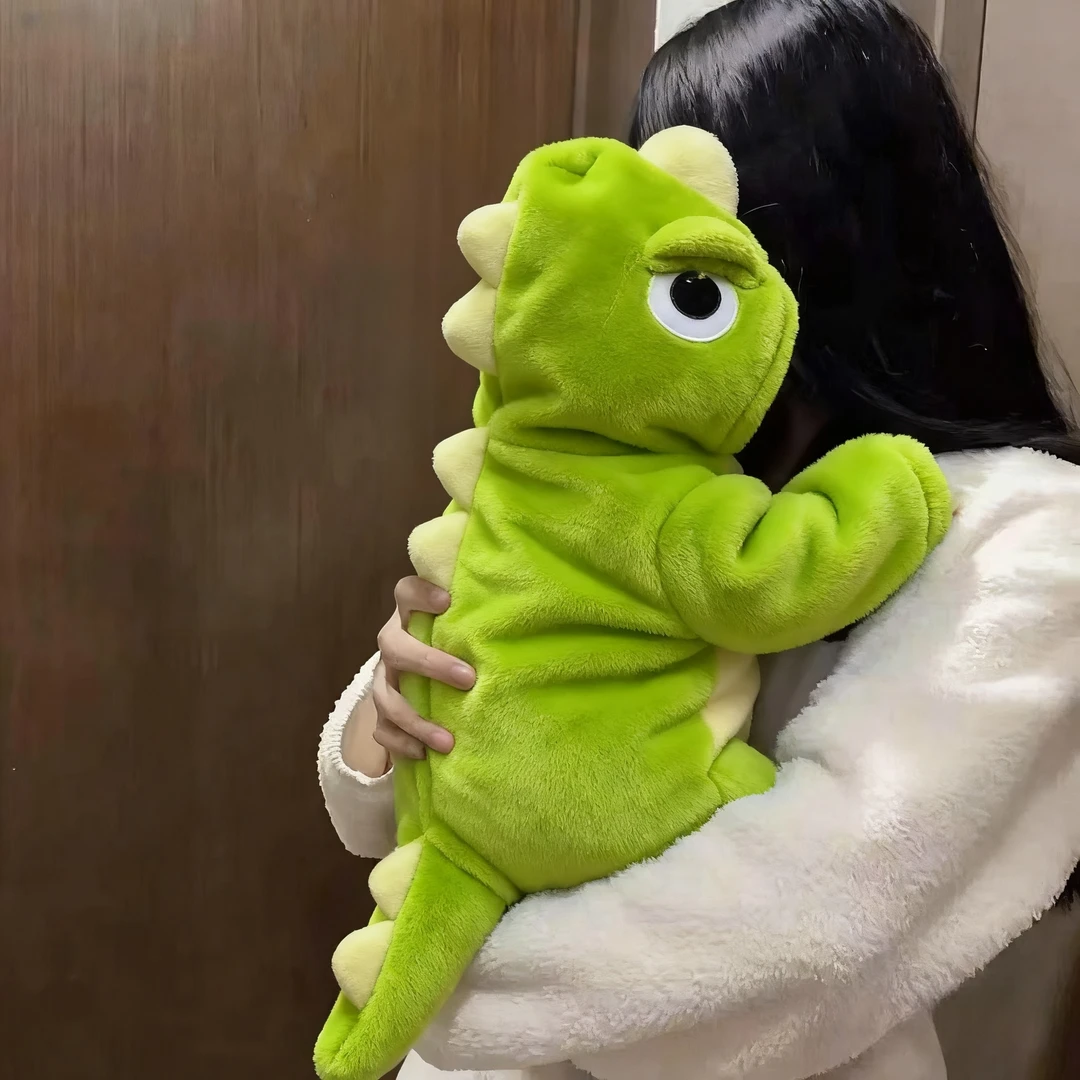 牵引恐龙猫咪衣服秋冬款小猫布偶猫英短蓝猫猫防掉毛宠物冬季服装