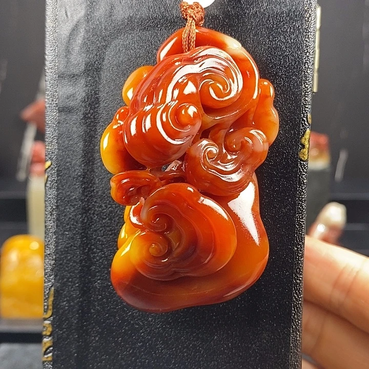 寿山石印石寿山石手把件