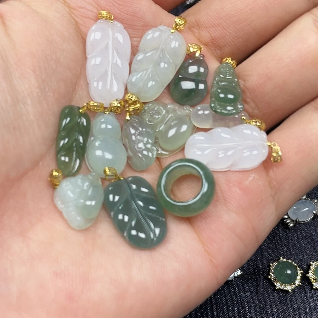 翡翠银S925镶嵌戒指