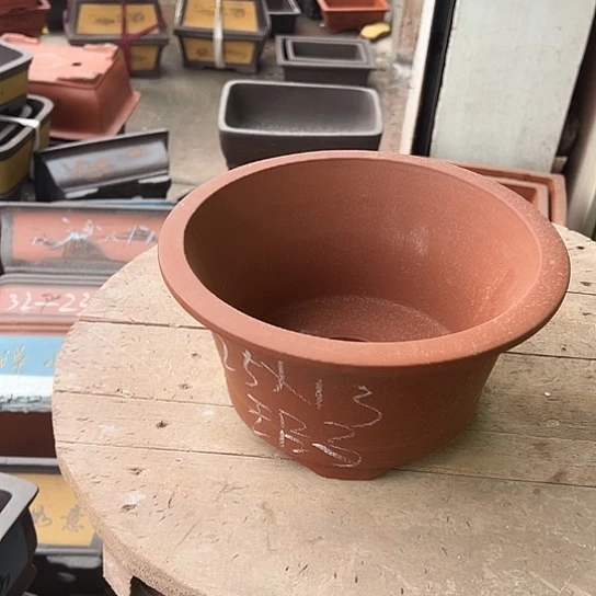 紫砂花盆透气花盆