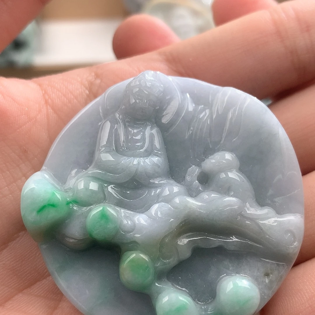 吊坠(不含链)未镶嵌翡翠