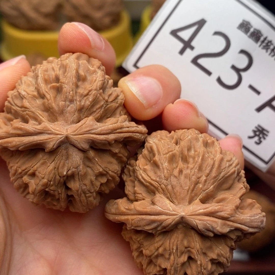 文玩核桃把件白狮子42……