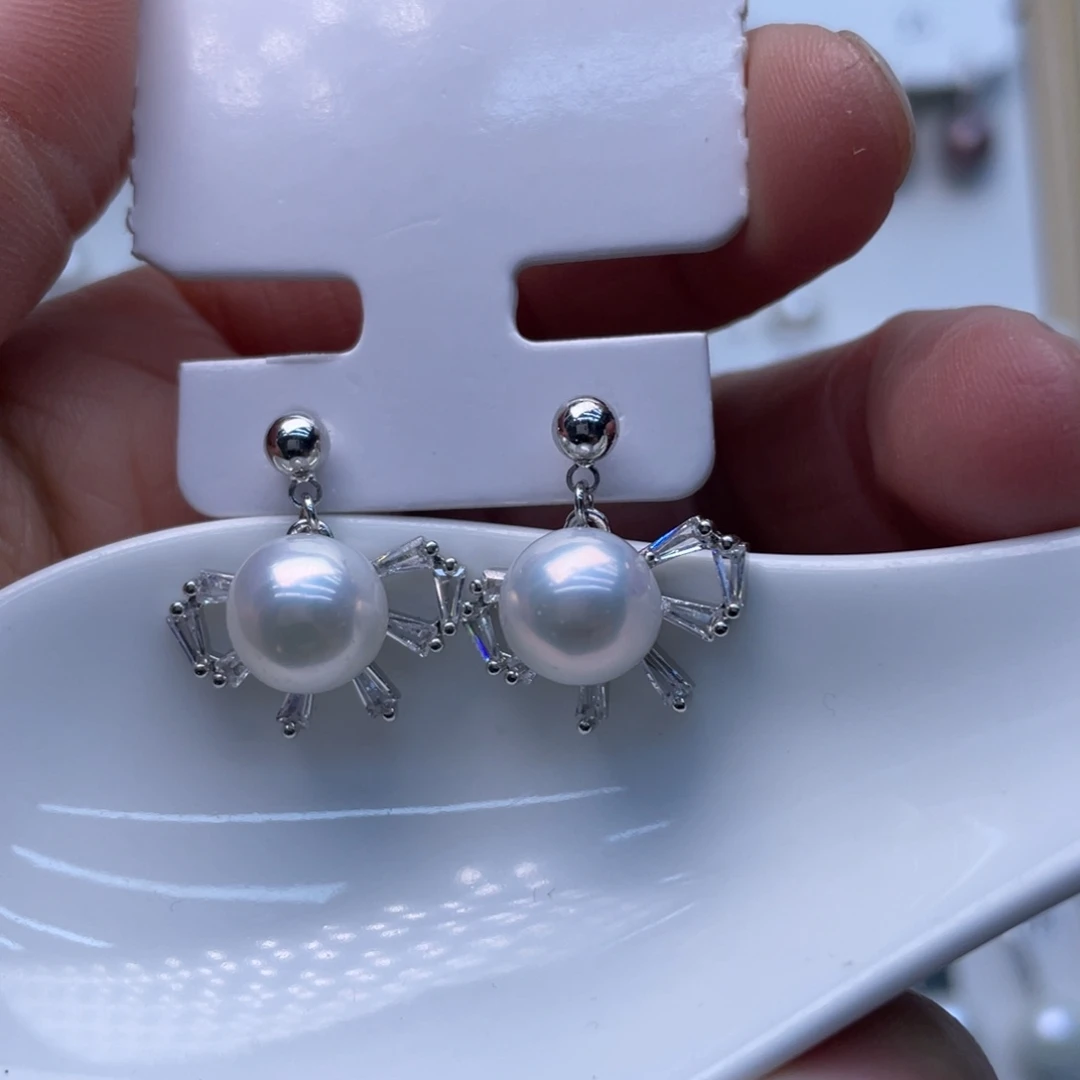 未镶嵌耳饰淡水珍珠