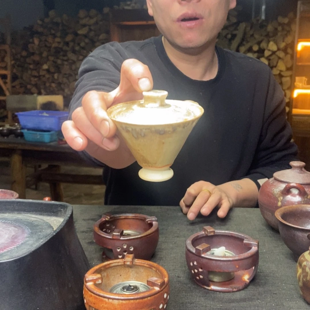 紫砂柴烧紫砂茶器