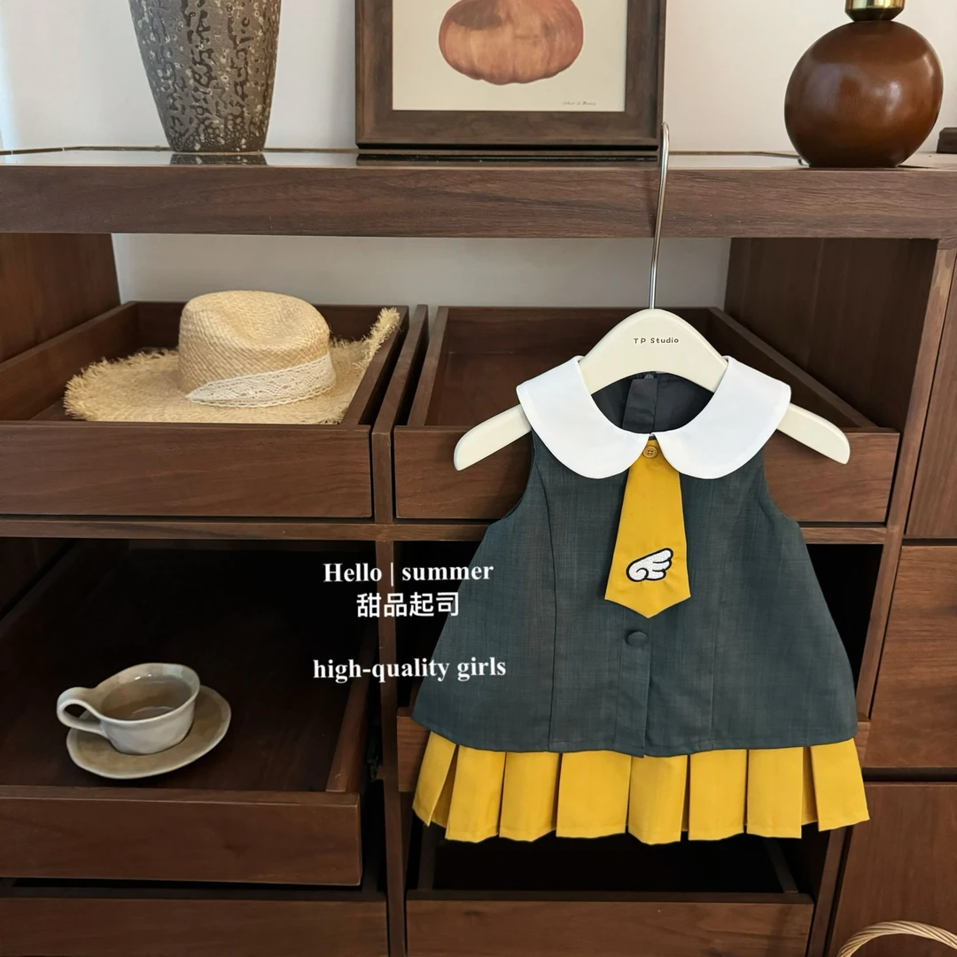 【甜品起司】原创!女宝宝cos百变小樱香港之旅JK改良版制服学院裙