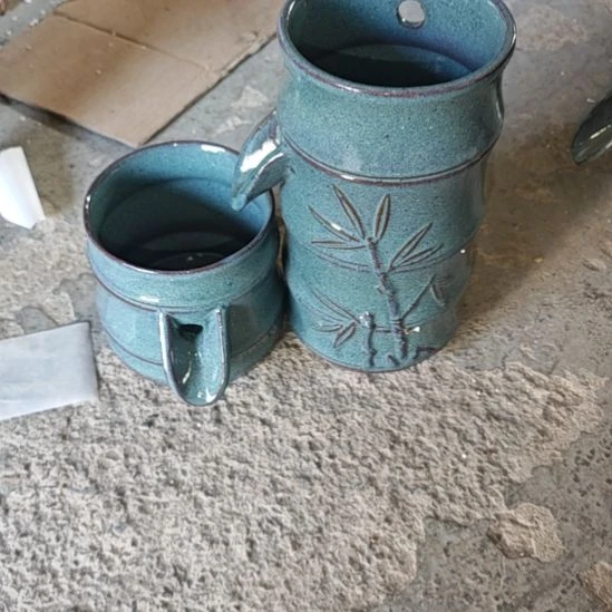 【闪购商品】绿色两个瑕疵竹觉