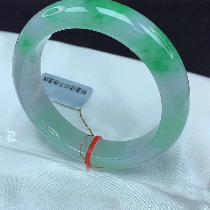 未镶嵌手镯翡翠52圈708