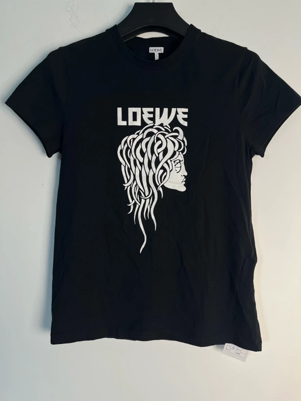 未使用 LOEWE/罗意威 M*1/Loewe美杜莎头像Logo短袖/04767/JP