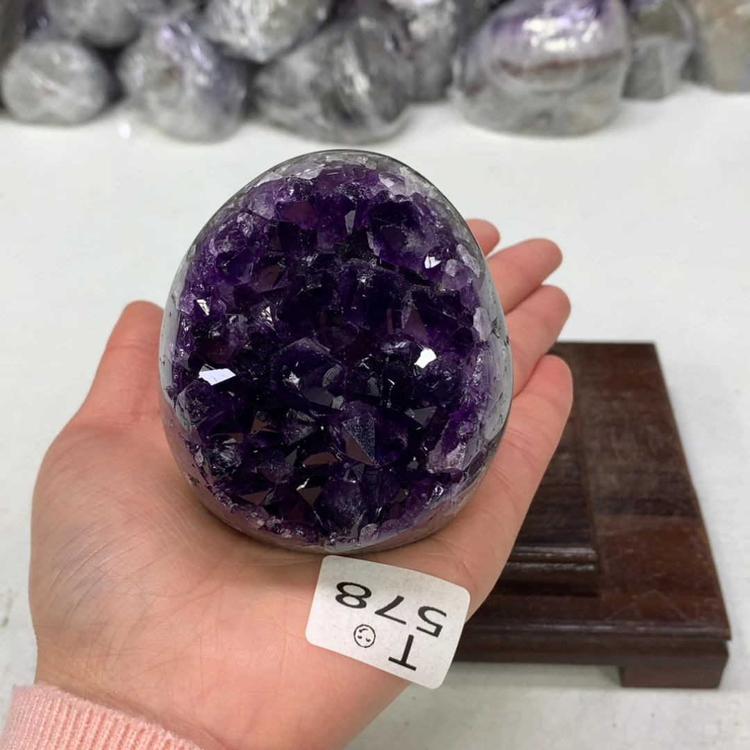 紫晶摆件未镶嵌水晶